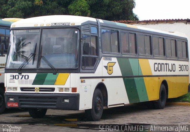 Empresa Gontijo de Transportes 3070 na cidade de Almenara, Minas Gerais, Brasil, por Sérgio Augusto Braga Canuto. ID da foto: 1468640.