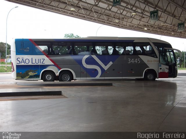 Viação São Luiz 3445 na cidade de Brasília, Distrito Federal, Brasil, por Daniel  Ferreira. Número da foto: #1468896.