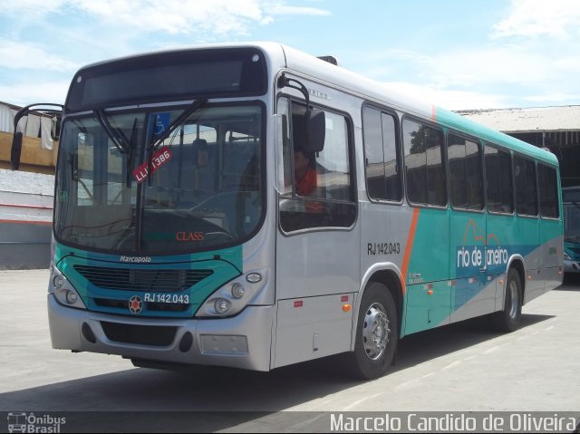 Expresso Rio de Janeiro RJ 142.043 na cidade de Niterói, Rio de Janeiro, Brasil, por Marcelo Candido de Oliveira. Número da foto: #1469968.