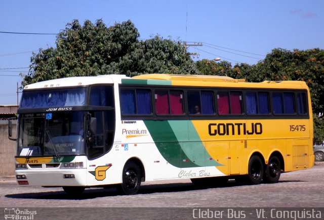 Empresa Gontijo de Transportes 15475 na cidade de Vitória da Conquista, Bahia, Brasil, por Cleber Bus. Número da foto: #1469837.