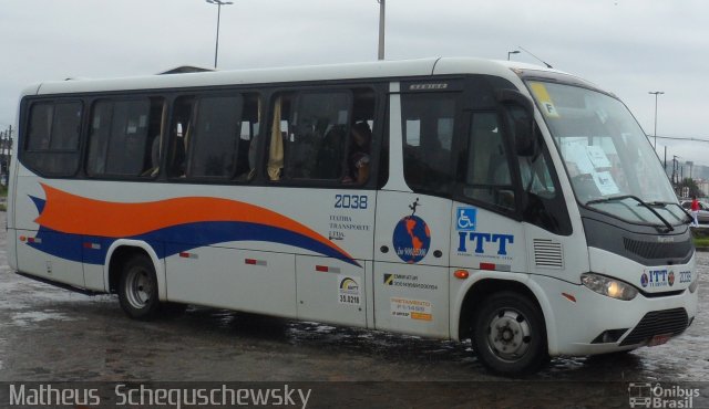 ITT - Itatiba Transporte e Turismo 2038 na cidade de Santos, São Paulo, Brasil, por Matheus  Scheguschewsky. Número da foto: #1471976.