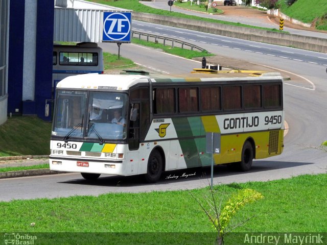 Empresa Gontijo de Transportes 9450 na cidade de Perdões, Minas Gerais, Brasil, por Andrey Gustavo. ID da foto: 1471197.