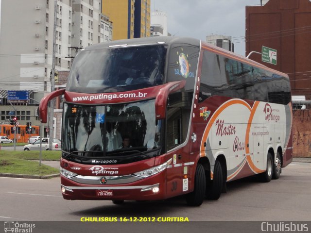 Auto Viação Putinga 30 na cidade de Curitiba, Paraná, Brasil, por Paulo Roberto Chulis. Número da foto: #1472083.