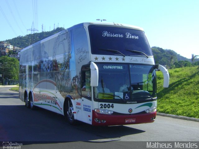 Viação Pássaro Livre 2004 na cidade de Vitória, Espírito Santo, Brasil, por Matheus Mendes. Número da foto: #1473181.