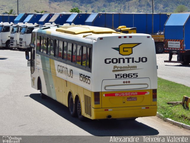 Empresa Gontijo de Transportes 15865 na cidade de João Monlevade, Minas Gerais, Brasil, por Alexandre  Teixeira Valente. ID da foto: 1474062.