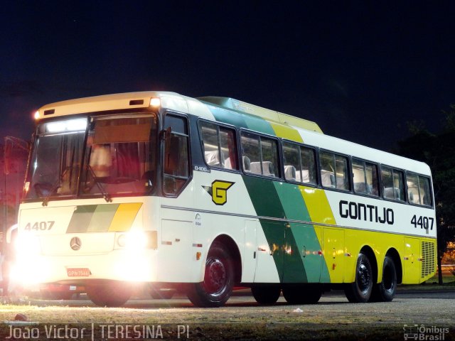 Empresa Gontijo de Transportes 4407 na cidade de Teresina, Piauí, Brasil, por João Victor. Número da foto: #1474665.