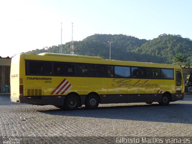 Viação Itapemirim 45035 na cidade de Viana, Espírito Santo, Brasil, por Gilberto Martins. Número da foto: #1474306.