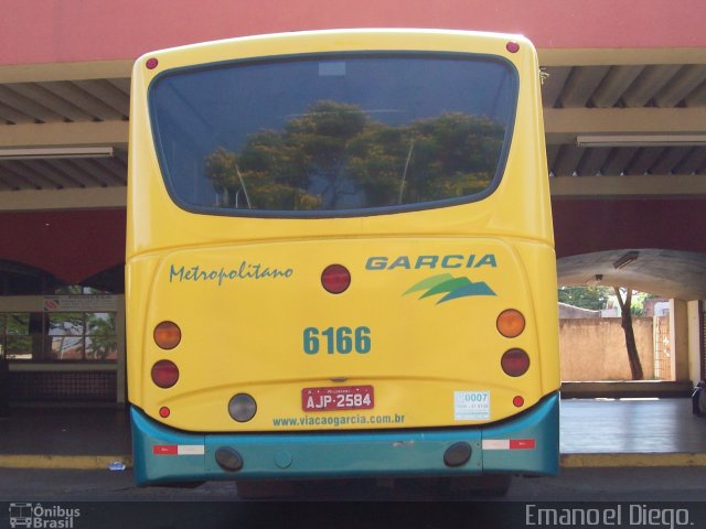 Viação Garcia 6166 na cidade de Astorga, Paraná, Brasil, por Emanoel Diego.. Número da foto: #1473109.