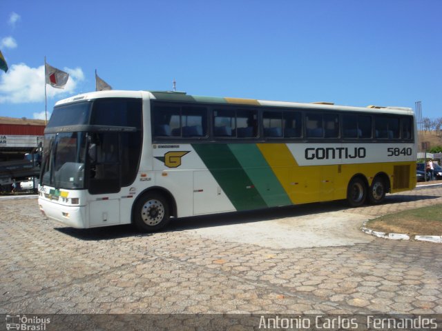 Empresa Gontijo de Transportes 5840 na cidade de João Monlevade, Minas Gerais, Brasil, por Antonio Carlos Fernandes. Número da foto: #1473317.