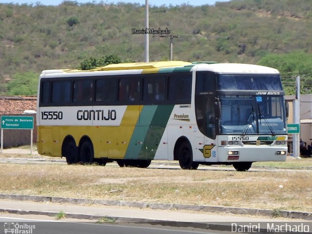 Empresa Gontijo de Transportes 15550 na cidade de Jequié, Bahia, Brasil, por Daniel  Machado. ID da foto: 1476116.