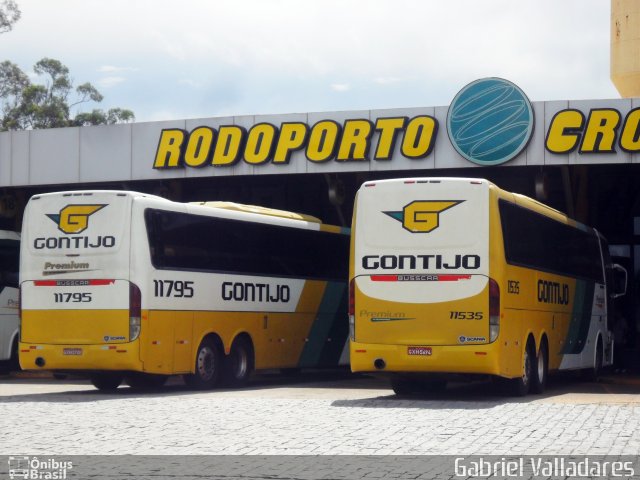 Empresa Gontijo de Transportes 11535 na cidade de Perdões, Minas Gerais, Brasil, por Gabriel Valladares. Número da foto: #1476599.