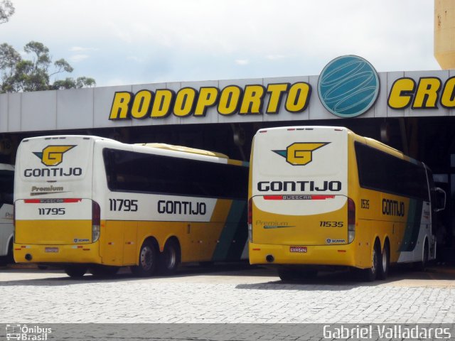 Empresa Gontijo de Transportes 11535 na cidade de Perdões, Minas Gerais, Brasil, por Gabriel Valladares. ID da foto: 1476599.