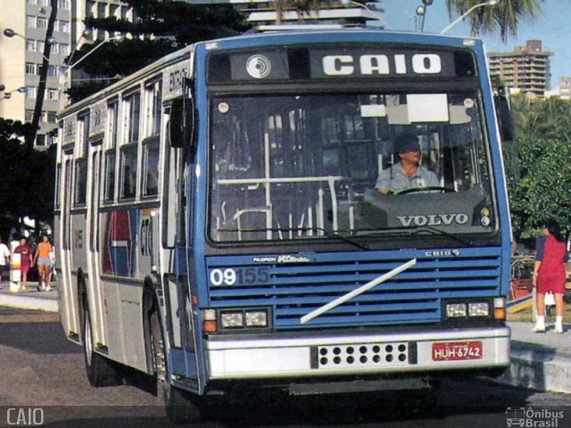 CTC - Companhia de Transporte Coletivo 09155 na cidade de Fortaleza, Ceará, Brasil, por Mailson Amâncio. ID da foto: 1476169.