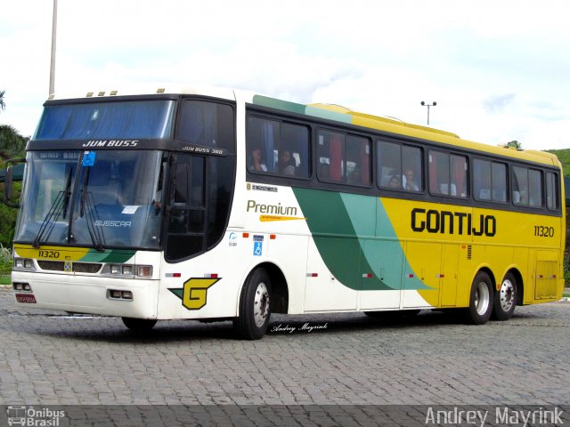 Empresa Gontijo de Transportes 11320 na cidade de Perdões, Minas Gerais, Brasil, por Andrey Gustavo. ID da foto: 1475386.