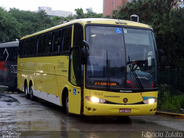 Viação Itapemirim 8045 na cidade de São Paulo, São Paulo, Brasil, por Fabricio Zulato. ID da foto: 1475185.