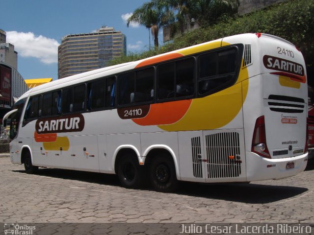 Saritur - Santa Rita Transporte Urbano e Rodoviário 24110 na cidade de Belo Horizonte, Minas Gerais, Brasil, por Julio Cesar Lacerda Ribeiro. Número da foto: #1479093.