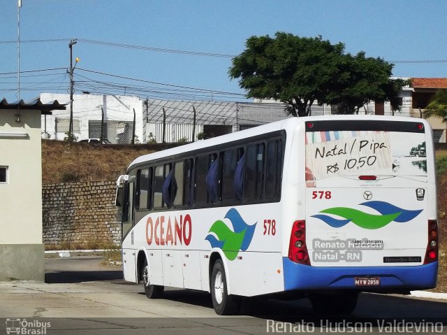Expresso Oceano 578 na cidade de Natal, Rio Grande do Norte, Brasil, por Renato Hudson Valdevino. Número da foto: #1476997.