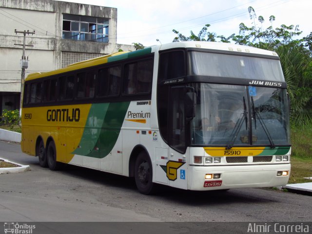 Empresa Gontijo de Transportes 15910 na cidade de Recife, Pernambuco, Brasil, por Almir Correia. ID da foto: 1478858.