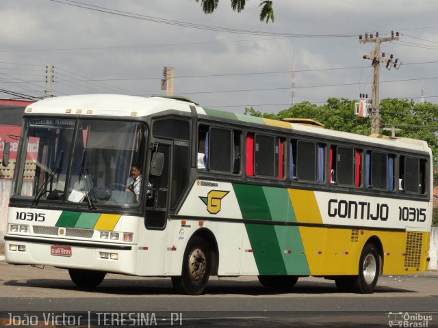 Empresa Gontijo de Transportes 10315 na cidade de Teresina, Piauí, Brasil, por João Victor. ID da foto: 1478604.