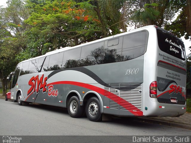 Style Bus 1800 na cidade de Santos, São Paulo, Brasil, por Daniel Santos Sardi. Número da foto: #1477556.