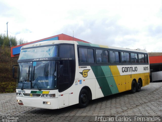 Empresa Gontijo de Transportes 11215 na cidade de João Monlevade, Minas Gerais, Brasil, por Antonio Carlos Fernandes. ID da foto: 1477339.