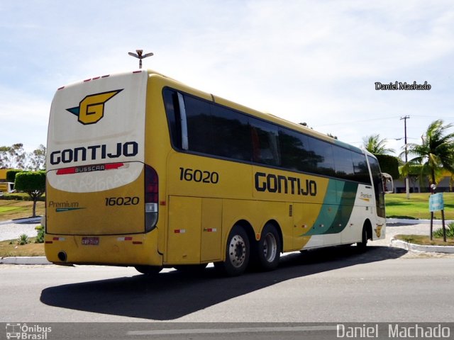 Empresa Gontijo de Transportes 16020 na cidade de Jequié, Bahia, Brasil, por Daniel  Machado. Número da foto: #1478635.