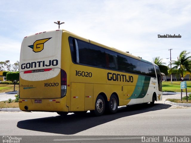 Empresa Gontijo de Transportes 16020 na cidade de Jequié, Bahia, Brasil, por Daniel  Machado. ID da foto: 1478635.