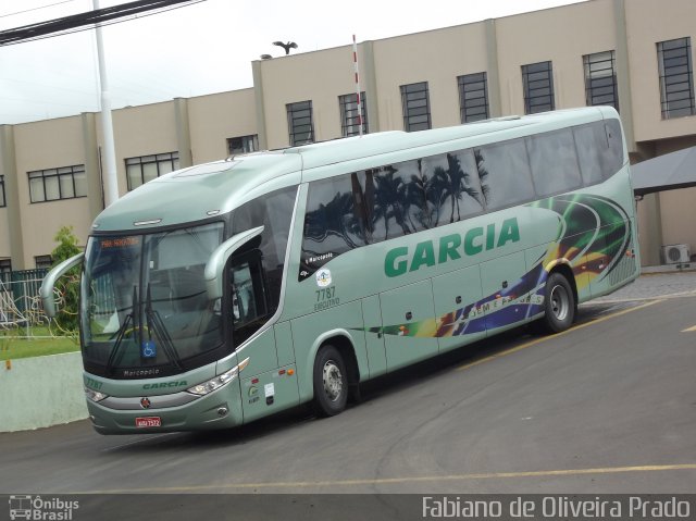 Viação Garcia 7787 na cidade de Londrina, Paraná, Brasil, por Fabiano de Oliveira Prado. ID da foto: 1477652.