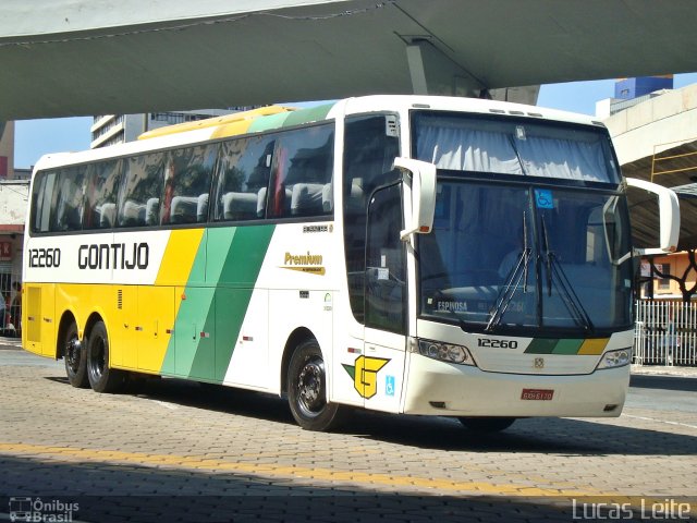 Empresa Gontijo de Transportes 12260 na cidade de Belo Horizonte, Minas Gerais, Brasil, por Lucas Leite. ID da foto: 1478353.