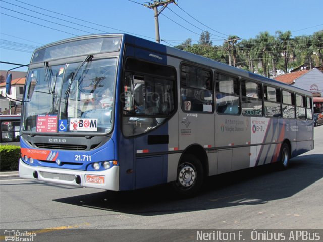 Viação Osasco 21.711 na cidade de Santana de Parnaíba, São Paulo, Brasil, por Nerilton F.  ônibus. ID da foto: 1445009.