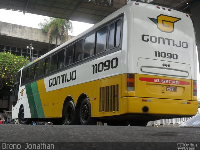 Empresa Gontijo de Transportes 11090 na cidade de Belo Horizonte, Minas Gerais, Brasil, por Breno  Jonathan. Número da foto: #1444682.