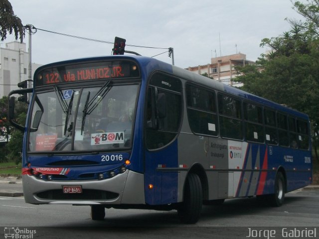 Auto Viação Urubupungá 20.016 na cidade de Osasco, São Paulo, Brasil, por Jorge  Gabriel. Número da foto: #1444324.