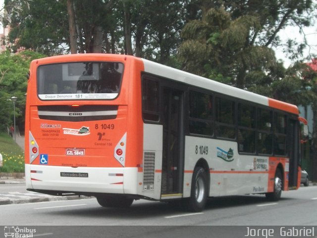 TRANSPPASS - Transporte de Passageiros 8 1049 na cidade de Osasco, São Paulo, Brasil, por Jorge  Gabriel. Número da foto: #1444327.