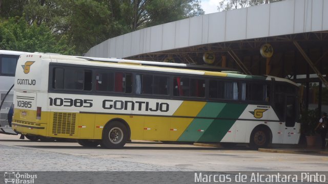 Empresa Gontijo de Transportes 10385 na cidade de Perdões, Minas Gerais, Brasil, por Marcos de Alcantara Pinto. ID da foto: 1479787.