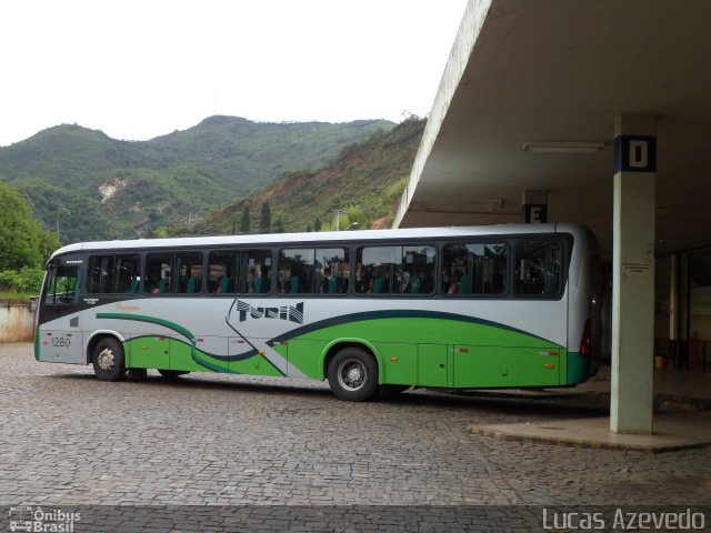 Turin Transportes 1280 na cidade de Ouro Preto, Minas Gerais, Brasil, por Lucas Azevedo. Número da foto: #1479208.