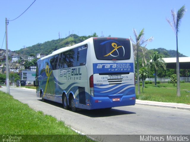 Arara Azul Turismo 2010 na cidade de Vitória, Espírito Santo, Brasil, por Matheus Mendes. Número da foto: #1479683.