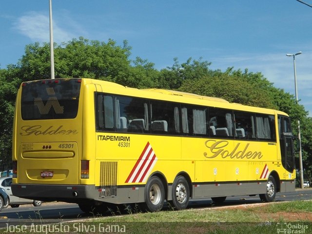 Viação Itapemirim 45301 na cidade de Brasília, Distrito Federal, Brasil, por José Augusto da Silva Gama. ID da foto: 1479172.