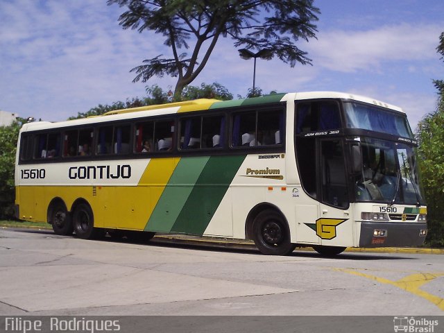 Empresa Gontijo de Transportes 15610 na cidade de São Paulo, São Paulo, Brasil, por Filipe  Rodrigues. Número da foto: #1479526.