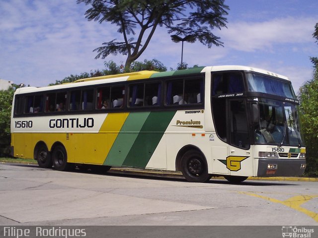 Empresa Gontijo de Transportes 15610 na cidade de São Paulo, São Paulo, Brasil, por Filipe  Rodrigues. ID da foto: 1479526.