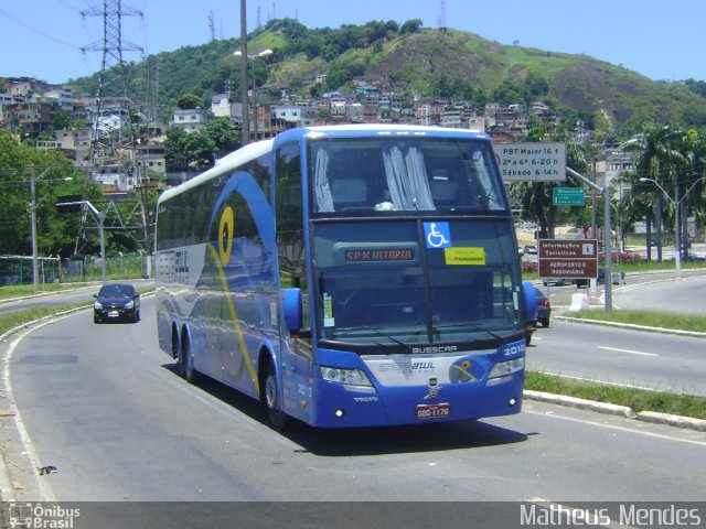 Arara Azul Turismo 2010 na cidade de Vitória, Espírito Santo, Brasil, por Matheus Mendes. Número da foto: #1479687.