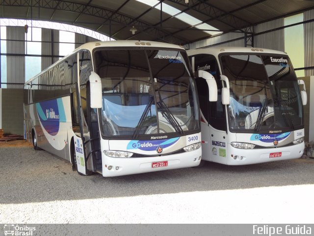 GGuida - Graça e Guida Transportes e Turismo 3400 na cidade de Passa Quatro, Minas Gerais, Brasil, por Caio Trés. ID da foto: 1479912.