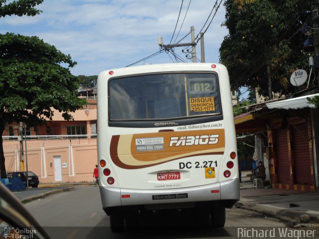 Transportes Fabio's DC 2.271 na cidade de Duque de Caxias, Rio de Janeiro, Brasil, por Richard Wagner. Número da foto: #1480147.