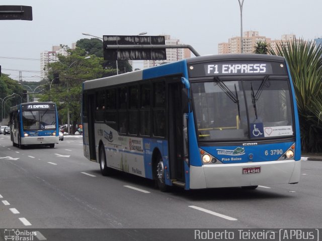 Viação Paratodos > São Jorge > Metropolitana São Paulo > Mobibrasil 6 3790 na cidade de São Paulo, São Paulo, Brasil, por Roberto Teixeira. Número da foto: #1480326.