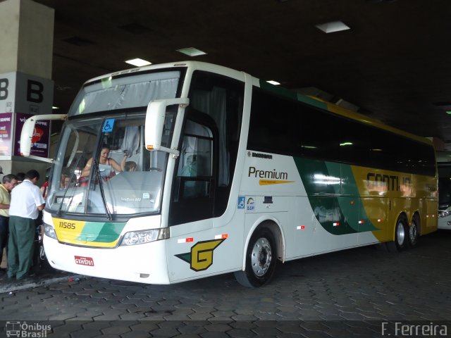 Empresa Gontijo de Transportes 11585 na cidade de Belo Horizonte, Minas Gerais, Brasil, por Fabri Ferreira. ID da foto: 1481616.