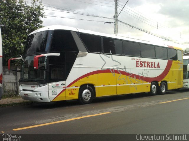 Auto Viação Estrela 1010 na cidade de Santa Maria, Rio Grande do Sul, Brasil, por Cleverton Schmitt. Número da foto: #1481285.