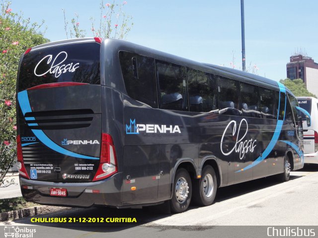 Empresa de Ônibus Nossa Senhora da Penha 52005 na cidade de Curitiba, Paraná, Brasil, por Paulo Roberto Chulis. Número da foto: #1482652.