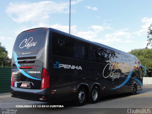 Empresa de Ônibus Nossa Senhora da Penha 52006 na cidade de Curitiba, Paraná, Brasil, por Paulo Roberto Chulis. Número da foto: #1481455.