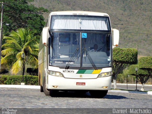 Empresa Gontijo de Transportes 12305 na cidade de Jequié, Bahia, Brasil, por Daniel  Machado. Número da foto: #1481823.