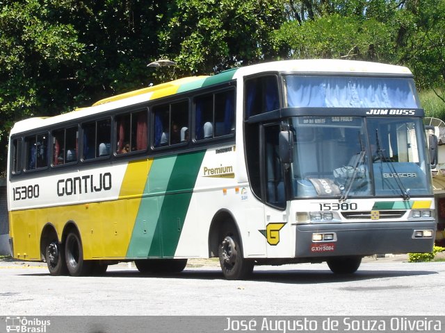 Empresa Gontijo de Transportes 15380 na cidade de Barra do Piraí, Rio de Janeiro, Brasil, por José Augusto de Souza Oliveira. Número da foto: #1481284.