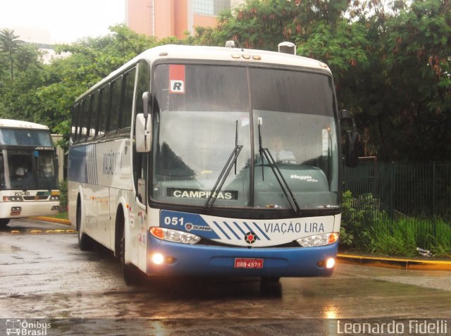 Viação Lira 051 na cidade de São Paulo, São Paulo, Brasil, por Leonardo Fidelli. ID da foto: 1481145.